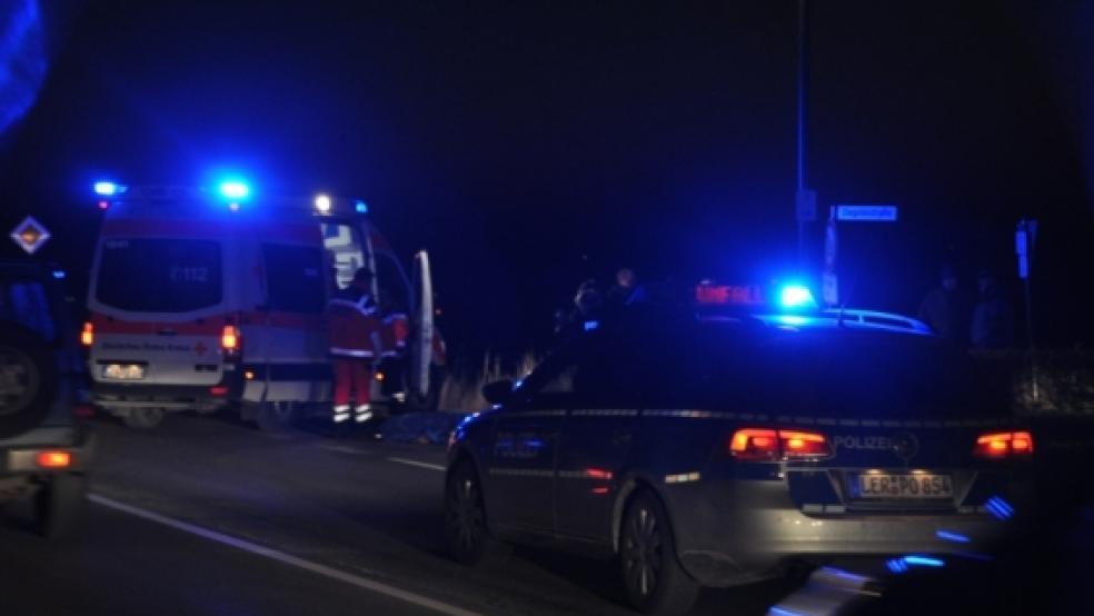 Der Unglücksort in Bingum: Hier, an der Einmündung zur Ziegeleistraße, kam ein Mann beim Überqueren der Straße ums Leben. Besonders tragisch: nur wenige Meter entfernt befindet sich eine Fußgängerampel. © Foto: privat