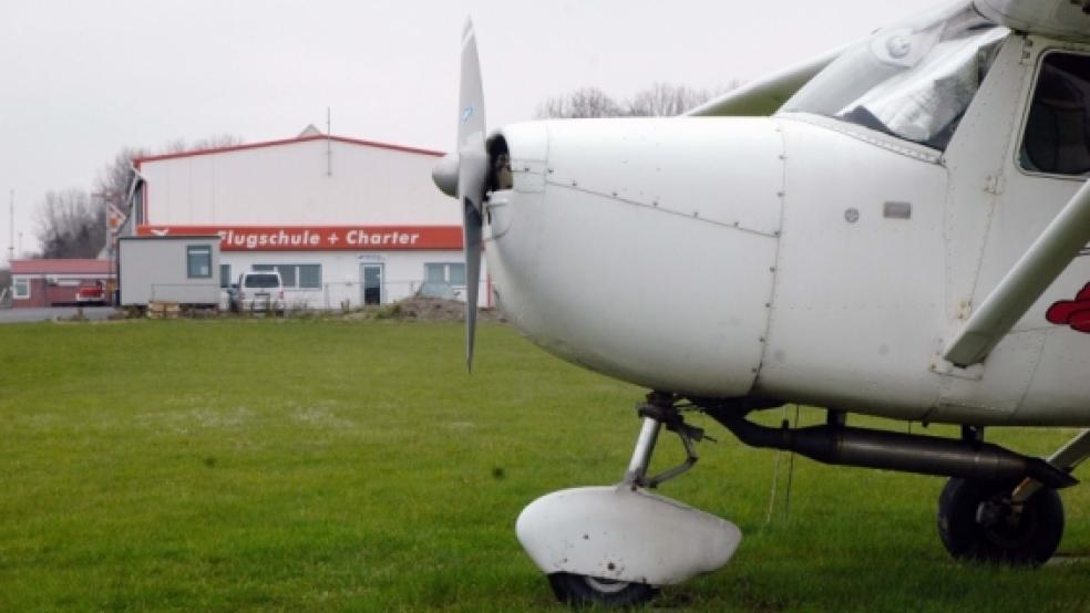 Auf dem Flugplatz in Nüttermoor wurden im vergangenen Jahr exakt 16.422 Flugbewegungen registriert. © Foto: Szyska