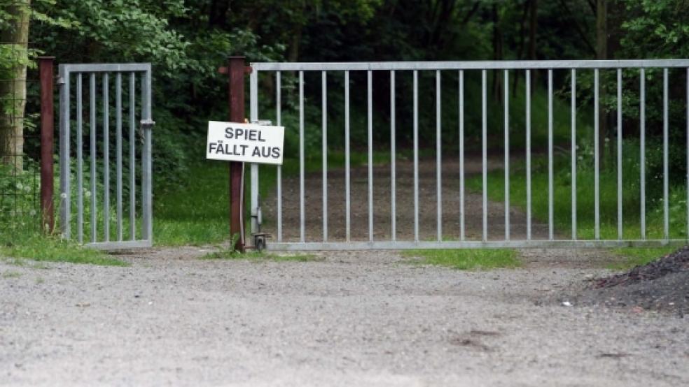 Kein Fußball in Stapelmoor: Das Derby gegen Holthusen fiel aus. © Foto: Schulte