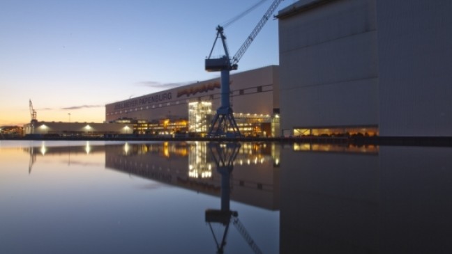 Schwere Zeiten: Meyer Werft will der Krise trotzen