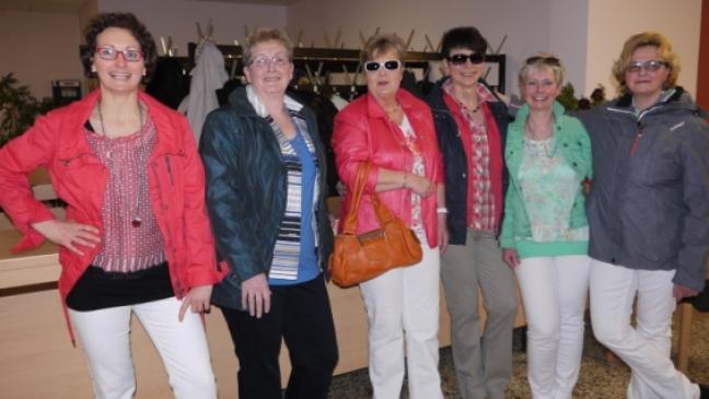 Landfrauen auf dem Laufsteg