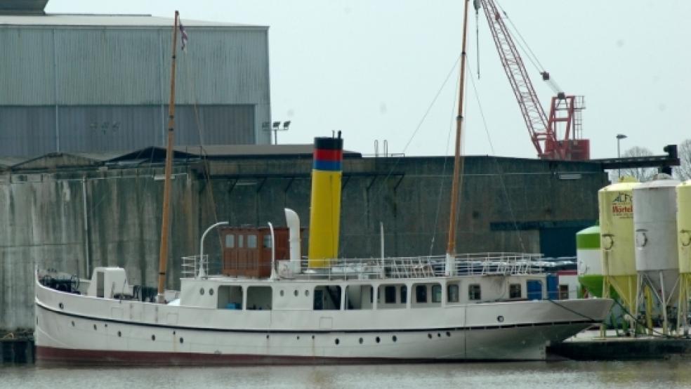 Die »Prinz Heinrich« liegt zurzeit im Industriehafen von Leer. © Foto: Szyska