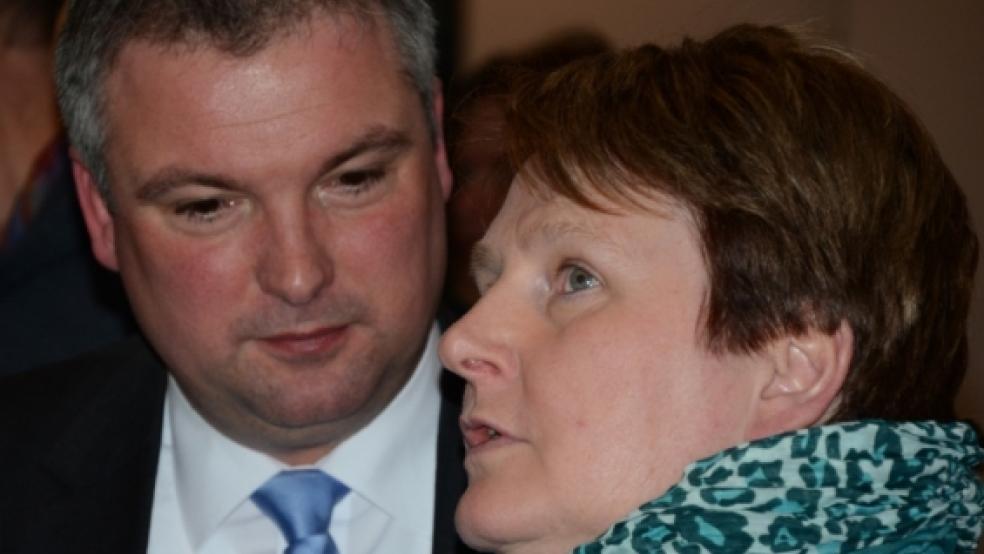 Sie hält große Stücke auf ihn - er fühlt sich »ungemein geehrt«:?Sascha Laaken aus Ostrhauderfehn soll Johanne Modder aus Bunde an der Spitze des SPD-Kreisverbandes beerben. Modder will Laaken für den Posten vorschlagen. © Archivfoto: Hanken
