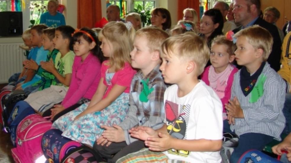 In der Grundschule Jemgum wurden 19 Kinder eingeschult. © Boelmann