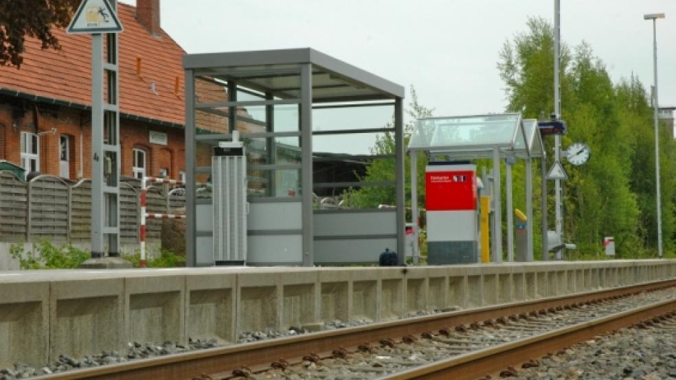 Im Umfeld des Bahnhofs in Weener soll ein geeigneter Standort gefunden werden. © Foto: Szyska