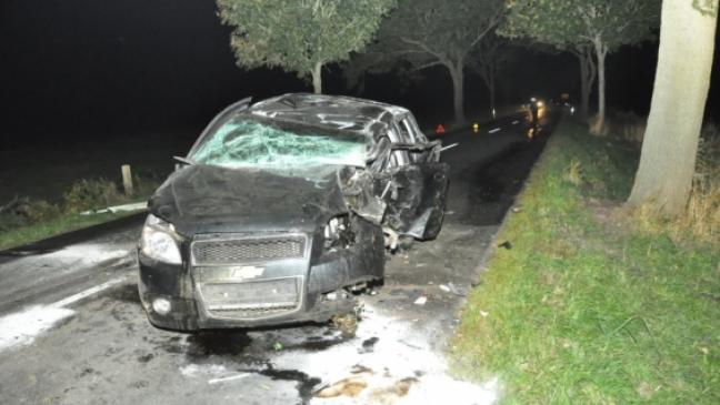 Mit dem Auto gegen Baum bei Böhmerwold geprallt