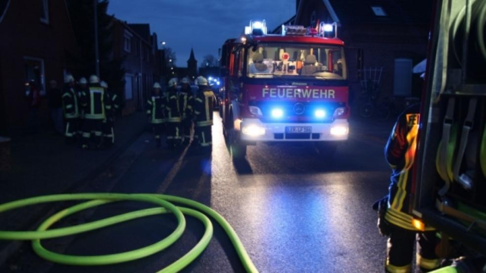 Stark beschädigt wurde bei einem Brand diese Küche eines Wohnhauses an der Mühlenstraße in Bunde. © Foto: Loger