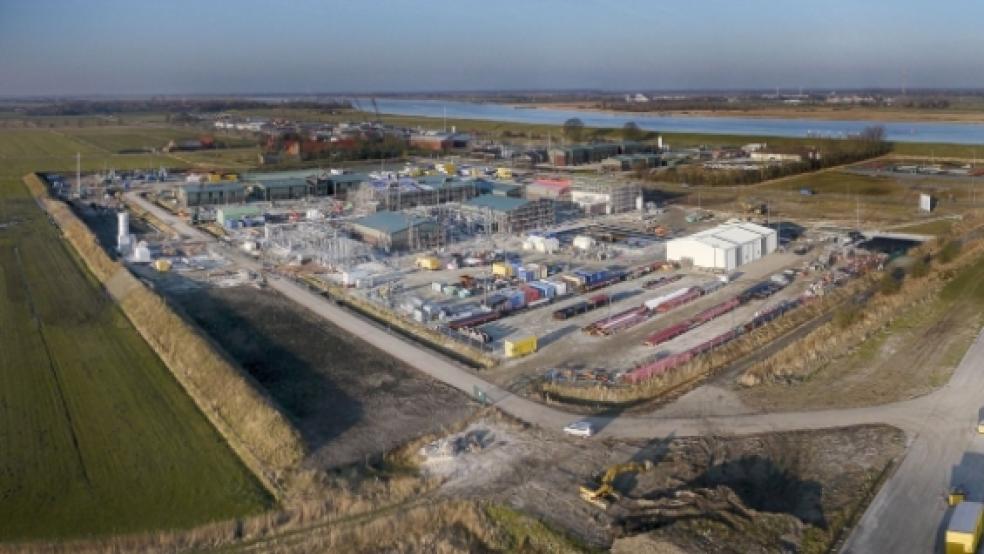 Der Rechtsstreit um die Gasspeicher im Vogelschutzgebiet - hier die EWE-Baustelle - wird beigelegt. © Foto: EWE