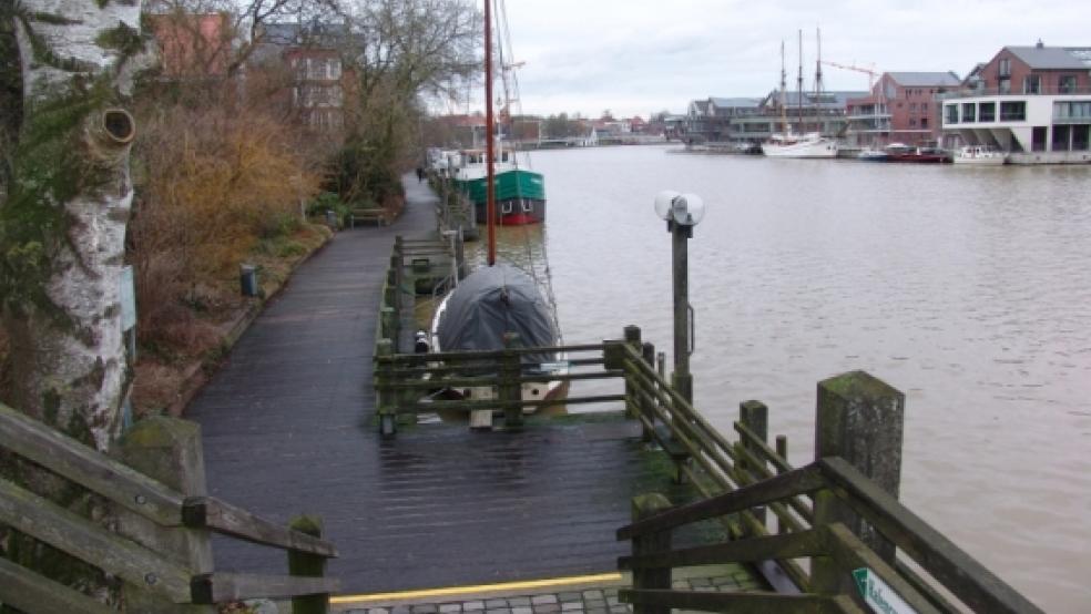 Ist der Hafen in Leer sicher für Spaziergänger? © Boelmann