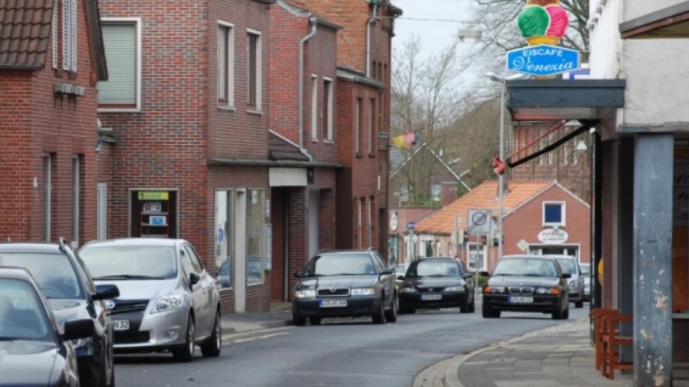 Die Westerstraße ist eine der kommenden Großbaustellen in der Innenstadt von Weener. © Hoegen