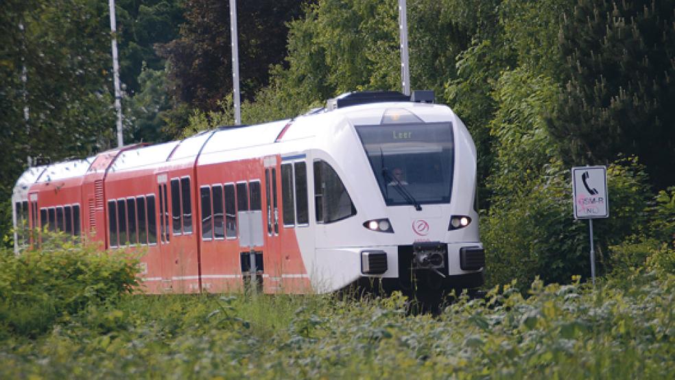 »Arriva« war der Anfang: In Zukunft soll auch Fernverkehr über die Bahnstrecke Groningen-Bremen rollen und damit die Achse von Amsterdam bis nach Hamburg stärker erschließen. © Foto: Hanken