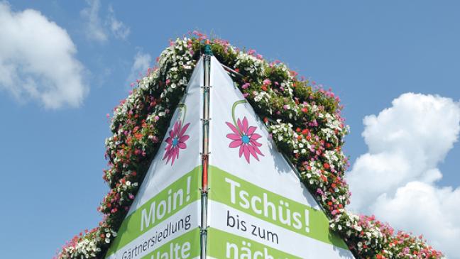 Ein blühender Gruß aus 2000 Pflanzen