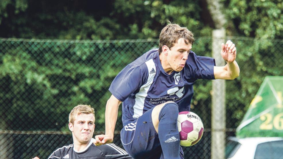 Abgefangen: Hendrik Bock entschied in der Heidjer Defensive viele Zweikämpfe für sich. Die Niederlage seines Teams konnte er dennoch nicht verhindern. © Foto: Mentrup