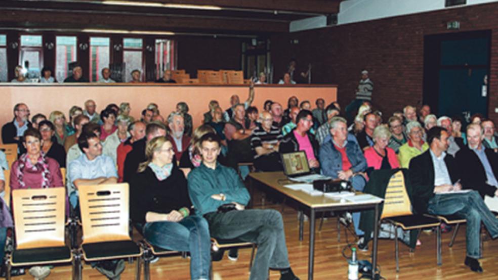 Auf große Resonanz stieß die Einladung des Bauvereins zum Informationsabend über den in Bingum geplanten Neubau. . © Foto: privat