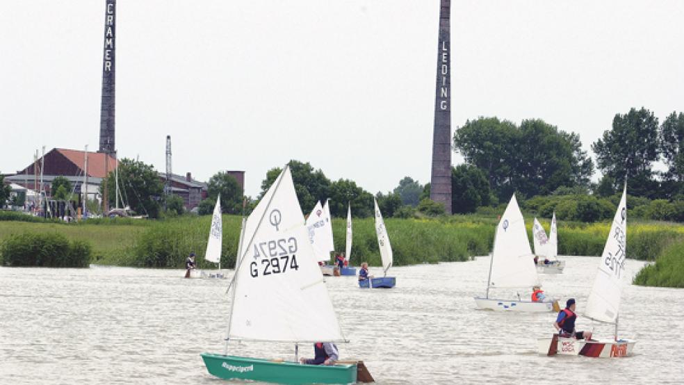 Der andauernde Konflikt um das Ziegeleigelände könnte den Yachtclub Midlum nach Oldersum treiben. © Foto: privat