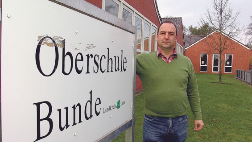 Schulsozialarbeiter Gerd Jonas hilft Schülern aus Jemgum und Bunde seit vier Jahren bei der Berufsorientierung.  © Foto: Boelmann