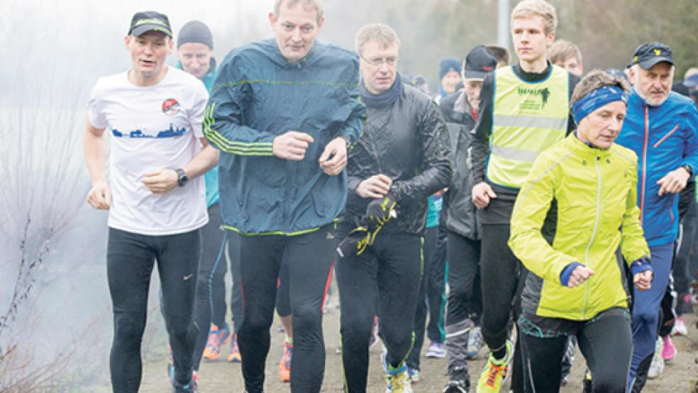 Noch etwas vernebelt war der Start, nachdem die Rakete gezündet worden war. © Foto: Mentrup