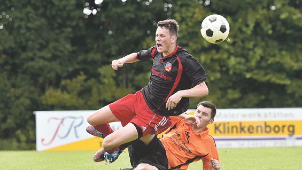 Im Hinspiel unterlagen die Wymeerster mit 1:5 gegen den SV Schwerinsdorf. © Archivfoto: Bruins