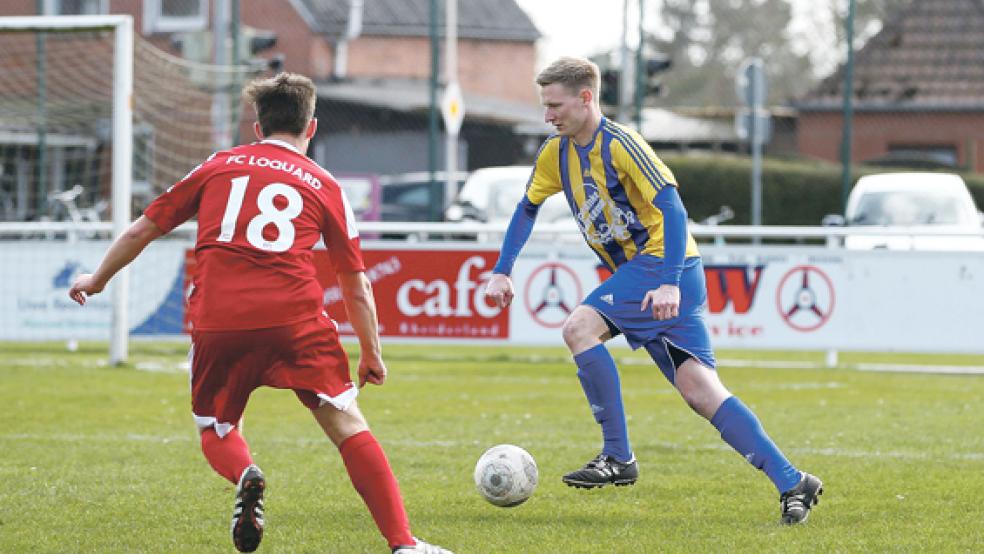 Markus Janssen hielt mit der TuS-Abwehr die Null gegen den FC Loquard. © Foto: Schulte