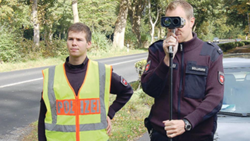 Die Polizei wird Geschwindigkeitskontrollen am 16. April im gesamten Landkreis Leer durchführen. © Foto: Polizei