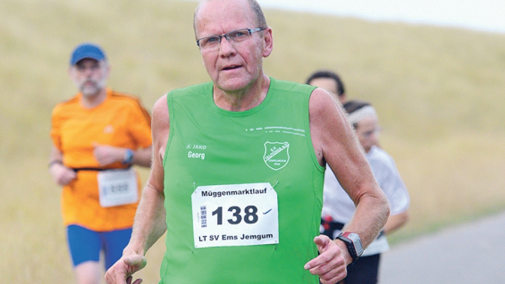 Er läuft und läuft und läuft: Georg Feldiek ist ein echter »Kilometerfresser«. Auch beim Ossiloop ist der 59-Jährige wieder dabei. © Foto: Mentrup