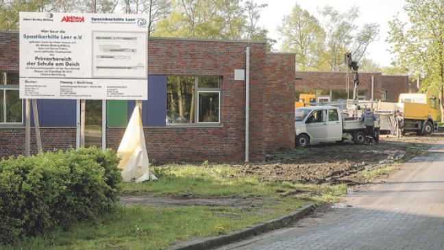 Spastikerhilfe zieht in neue Schule ein