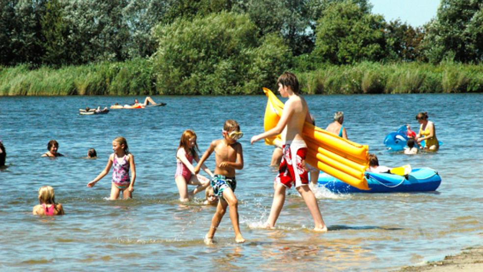 Das Gesundheitsamt hat auch den Badesee am Emstunnel in Soltborg freigegeben. Laborbefunde sind ohne Beanstandungen. z. © Foto: privat