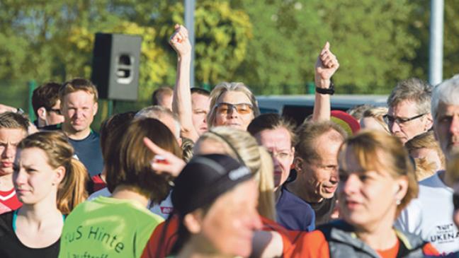 Gute-Laune-Lauf lässt Sportler strahlen