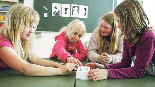 Grundschüler erkunden Welt der Gesundheit