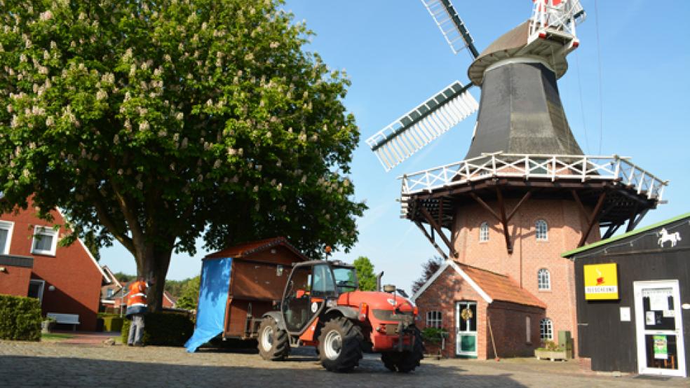 Die Vorbereitungen für den Mühlentag in Stapelmoor sind bereits in vollem Gange. © Foto: privat