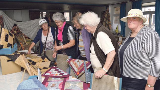 Patchwork mit selbst genähten Unikaten
