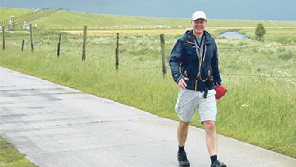 Der Niederländer Pieter Jousma absolvierte den »Leermarsch« über eine Strecke von 100 Kilometern in 15 Stunden und 30 Minuten. © Foto: privat