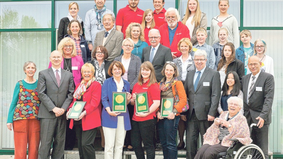 Die Preisträger des Johann Bünting-Förderpreises nach der Urkundenübergabe. © Foto: privat