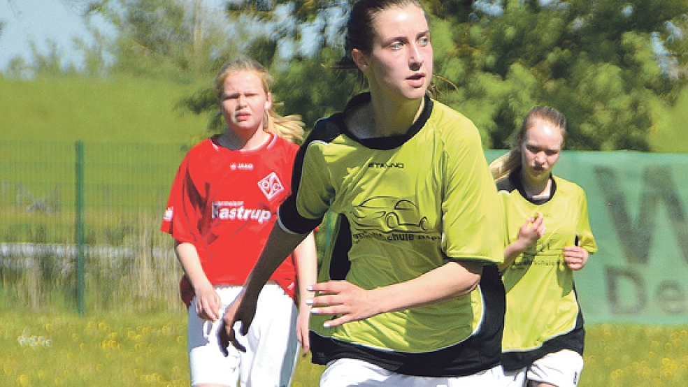 Friederike Schwarzer erzielte das zwischenzeitliche 2:0 für die SG Leer 04/Bingum. © Foto: privat