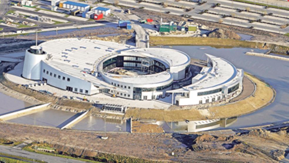 Futuristisch: Das Energie-, Bildungs- und Erlebniszentrum in Aurich. © Foto: privat