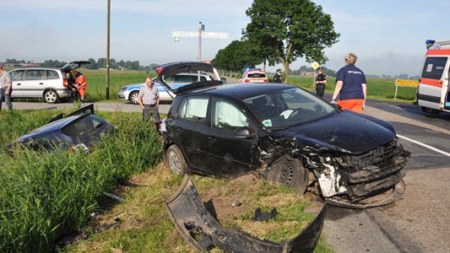 Schwerer Unfall auf Kreuzung