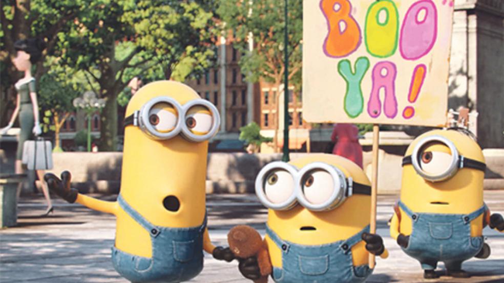 Auf ihrer Suche nach einem neuen Anführer verschlägt es das Minions-Trio zunächst in die USA. © Foto: Universal Pictures