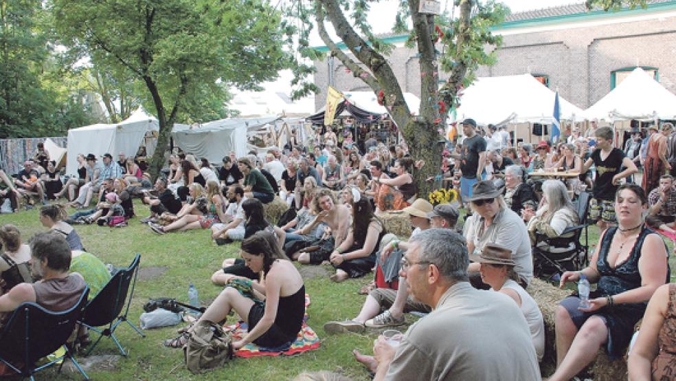 Ein buntes Programm mit vielen gemeinsamen Erlebnissen bot das »Keltisch Midzomer Festival« in Bad Nieuweschans.  © 