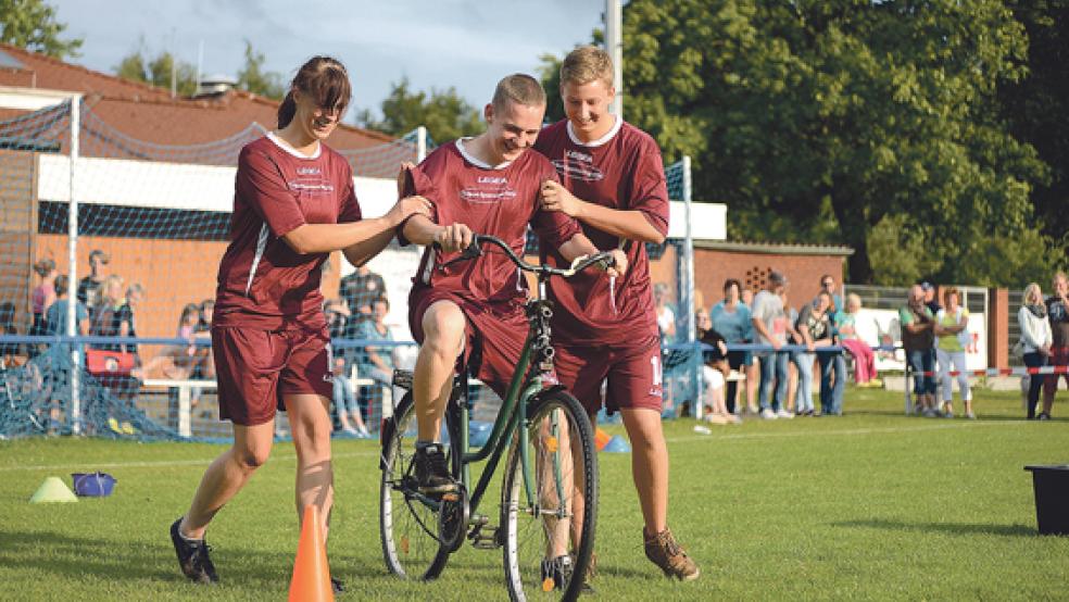 Beim »Spiel ohne Grenzen« stehen Spaß-Wettkämpfe im Vordergrund. © Foto: Klemmer