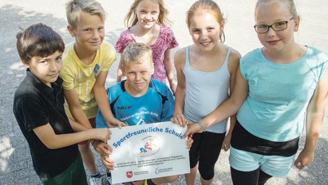 Grundschule nun offiziell »sportfreundlich«