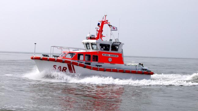 Seenotretter retten kranken Hund