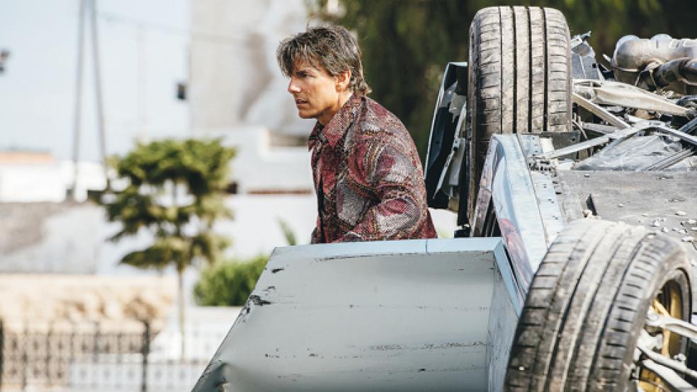 Ethan Hunt (Tom Cruise) hängt sich auch in seinem nunmehr fünften Kinoabenteuer wieder voll rein.  © Foto: Paramount Pictures