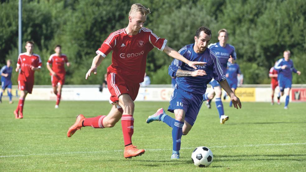 Seine Schnelligkeit konnte Bundes Eike Brandt nur selten ausspielen.  © Foto: Bruins 