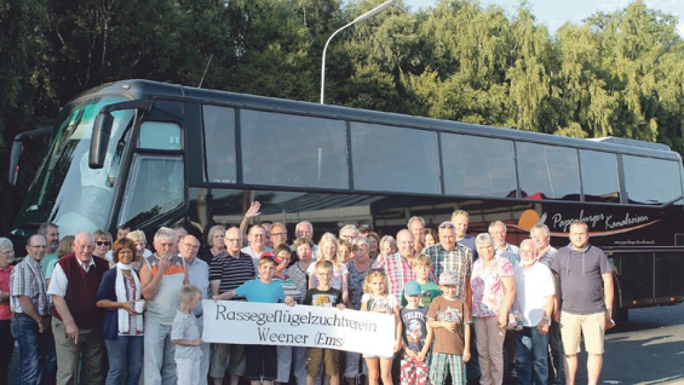 Mit großer Vorfreude blicken die Teilnehmer bereits auf den Ausflug im nächsten Jahr. © Foto: Rassenflügelzuchtverein Weener 