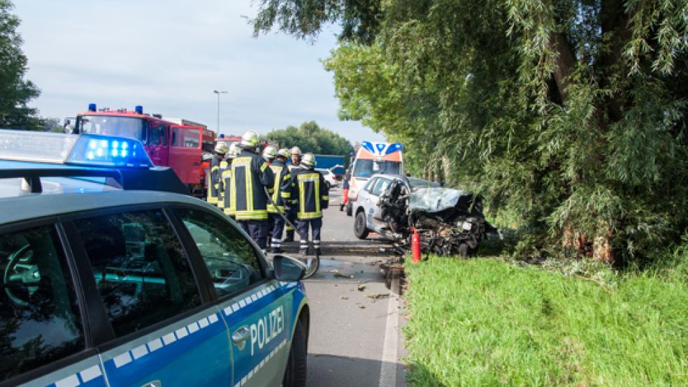 Ein Bild des Schreckens bot sich den zahlreichen Einsatzkräften vor Ort. © Foto: de Winter