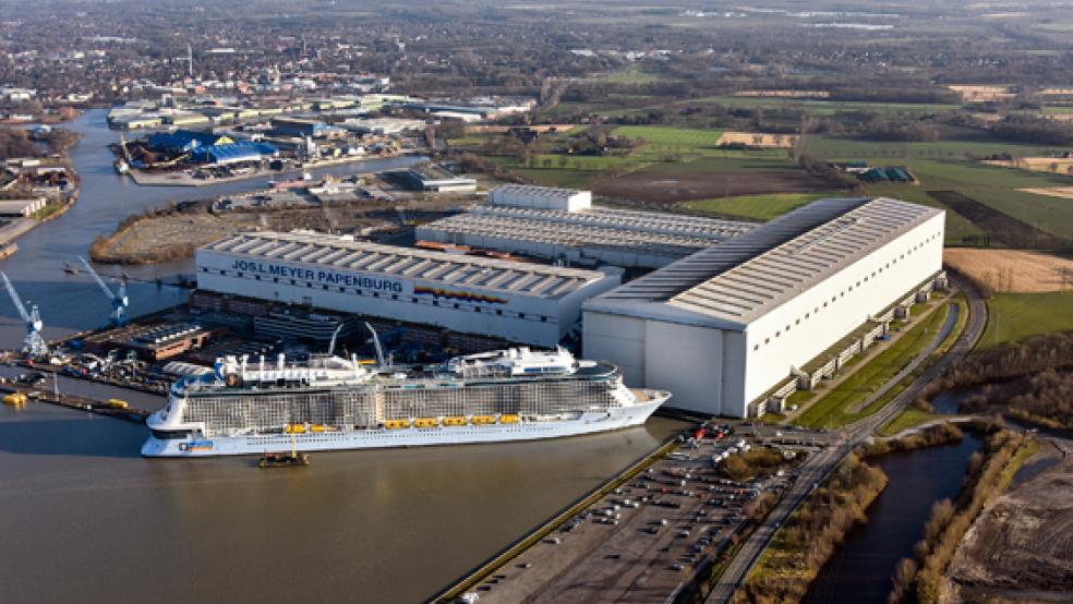 Der Konzernsitz der Meyer-Werftengruppe bleibt in Luxemburg. Der Betriebsrat reagiert mit Sorge. © Foto: Meyer Werft