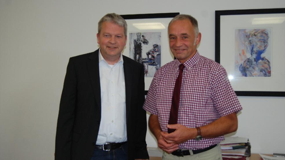 Am Richtertisch werden im Postbank-Prozess Norbert Bruns (rechts), Direktor des Amtsgerichtes, und sein Kollege Norbert Kuiter sitzen. © Foto: Hoegen