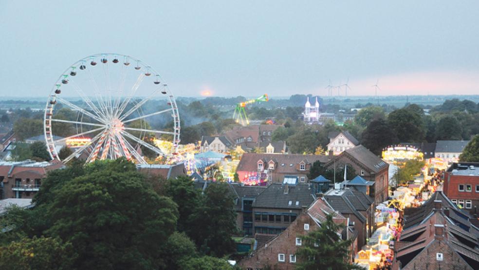 In eine Lichterstadt verwandelt sich Leer wieder beim Gallimarkt. Am 14. Oktober beginnt das bunte Treiben. © Archivfoto:Wolters