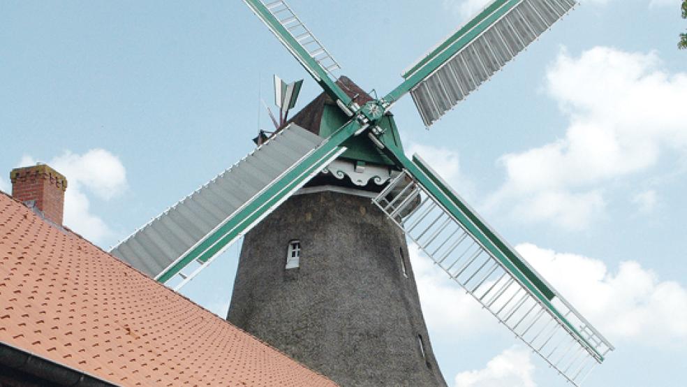 Ein Erntedankfest wird am kommenden Sonntag an der Windmühle in Jemgum gefeiert.  © Foto: RZ-Archiv