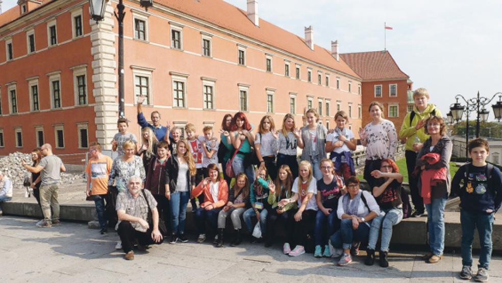 Viele Eindrücke aus Polen nahmen die 24 Oberschüler aus Weener mit nach Hause. © Foto: privat